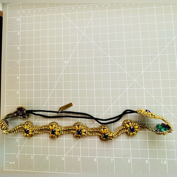 Vintage DEEPA GURNANI Bejeweled Headband - Picture 16 of 17